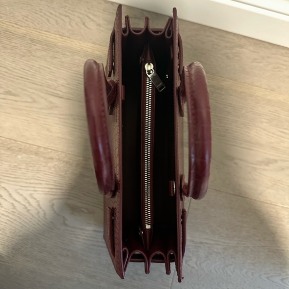 SAC DE JOUR BABY IN MATTE CROCODILE EMBOSSED LEATHER - Picture 6 of 9